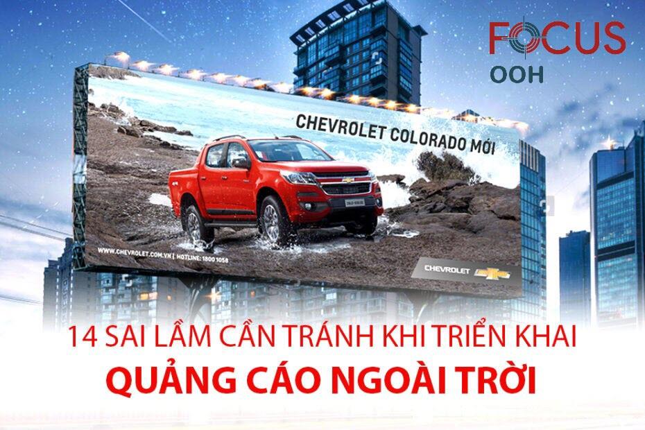 14 Sai lầm cần tránh khi triển khai quảng cáo ngoài trời